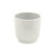 4.5" White Round Ripple Tapered Planter - IMAGE 2