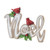 Set of 2 "Joy" and "Noel" Christmas Tabletop Word Signs 8.25" - IMAGE 4