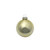 Petite Shiny Finish Glass Christmas Ball Ornaments - 1.25" (30mm) - Gold - 40ct - IMAGE 1