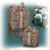 Set of 2 Gold Glittered Gift Box Christmas Decorations 8" - IMAGE 2