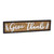 Woven "Give Thanks" Wall Sign - 32" - Brown and White - IMAGE 1