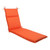 Solid Outdoor Patio Chaise Lounge Cushion - 72.5" - Orange - IMAGE 1