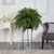 4.25'  Artificial Boston Fern Plant in Black Planter with Stand - IMAGE 3