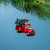 Set of 6 Glittered Glass Pickup Truck Christmas Ornaments 4.25" - IMAGE 2