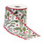Holly Berry Christmas Wired Craft Ribbon - 4" x 10 Yards - Green and Red - IMAGE 3
