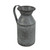 10.5" Gray Cylindrical Galvanized Milk Jug - IMAGE 2