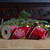 Large Snowflake Print Christmas Wired Craft Ribbon - 4" x 5 Yards - Red and White - IMAGE 2