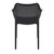 32.25" Black Outdoor Patio Dining Arm Chair - Extra Large - IMAGE 5