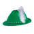 Club Pack of 24 Green Velour Tyrolean Hat Party Accessories - IMAGE 1