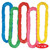 Tropical Soft-Twist Hawaiian Lei Necklace Party Set - 36" - Multicolor - Pack of 50 - IMAGE 2