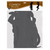 Western Cowboy Silhouette Cutouts - 37" - Black - Pack of 24 - IMAGE 4