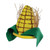 Club Pack of 12 Plush Corn Cob Hat Costume Accessories - One Size - IMAGE 3