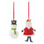 Santa and Snowman Christmas Ornaments - 6" - Set of 6 - IMAGE 2