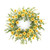 Yellow Gerbera Daisy Twig Spring Floral Wreath, 20-Inch - IMAGE 1