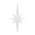 Glittered Star Christmas Drop Ornaments - 5.25" - 24ct - IMAGE 1