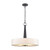 Hanging Pendant Ceiling 4-Light Fixture - 22" - Matte Black - IMAGE 1