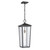 1-Light Tapered Lantern Outdoor Patio Ceiling Chandelier - 22" - Matte Black - IMAGE 1