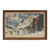 Vintage Ski Lodge Framed Christmas Wall Art - 23.5" x 15.75" - IMAGE 1