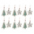 Tree and Star Cookie Cutter Christmas Ornaments - 6.5" - 12ct - IMAGE 5
