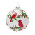 Glittered Cardinal Glass Christmas Ball Ornaments - 5" (130mm) - Multi-Color - 6ct - IMAGE 1