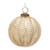 Shiny Finish Ribbed Glass Christmas Ball Ornaments - 4" (100mm) - Gold - 6ct - IMAGE 4