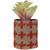 Artificial Pastel Succulent in Burlap Bag - 4.75" - IMAGE 1