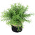 9" Green Leafy Artificial Spring Foliage in Fabric Covered Pot - IMAGE 3