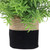 9" Green Leafy Artificial Spring Foliage in Fabric Covered Pot - IMAGE 4