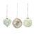 Distressed Mercury Glass Christmas Ornaments - 5" (130mm) - Multi-Color - 6ct - IMAGE 2