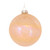 Pearl Finish Glass Christmas Ornaments - 5" (130mm) - Orange - 6ct - IMAGE 3