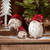 Set of 3 Snowman with Santa Hat Christmas Tabletop Figurines 5.5" - IMAGE 2