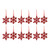 Wood Snowflake Christmas Ornaments - 7.75" - 12ct - IMAGE 4
