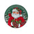 Set of 4 Lodge Santa Round Christmas Dinner Plates 9" - IMAGE 2