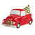 12" Red Truck 3D Christmas Cookie Jar - IMAGE 2