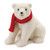 Polar Bear with Scarf Christmas Tabletop Decorations - 11.5" - Set of 2 - IMAGE 1
