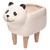 8.5" Smiling Panda Easter Planter with Risers - IMAGE 1