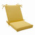 UV-Protected Outdoor Patio Chair Cushion - 36.5" - Yellow - IMAGE 1