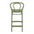 37.75" Olive Green Solid Outdoor Patio Counter Stool - IMAGE 5