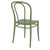 33.5" Olive Green Stackable Patio Armless Dining Chair - IMAGE 2