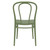 33.5" Olive Green Stackable Patio Armless Dining Chair - IMAGE 5