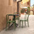 33.5" Olive Green Stackable Patio Armless Dining Chair - IMAGE 6