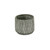 5.5" Gray and White Medium Round Vertical Dotted Planter Pot - IMAGE 2