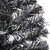 6' Charcoal Brown Iridescent Slim Artificial Tinsel Halloween Tree, Unlit - IMAGE 5