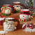 Set of 4 Santa, Snowman, Teddy Bear, and Penguin Ceramic Christmas Mugs 5.5" - IMAGE 2