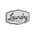 17.5" White and Black Laundry Today or Naked tomorrow Wall Sign - IMAGE 1