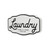 17.5" White and Black Laundry Today or Naked tomorrow Wall Sign - IMAGE 2