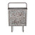 8.75" Floral Galvanized Hanging Storage Bin - IMAGE 1