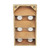 18.25" Brown and Gray Galvanized Planter Pot Organizer Wall Decoration - IMAGE 5