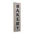 32" Vertical Galvanized BAKERY Rectangular Wall Sign - IMAGE 1