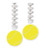 Club Pack of 24 Tennis Ball Danglers Hanging Party Decorations 30" - IMAGE 1